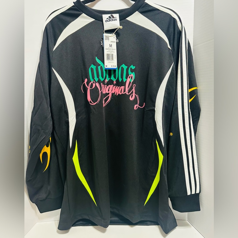 New Adidas Originals Spiders Goalkeeper Loose Fit LS Top Men’s Size M JW0201